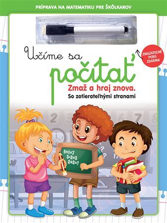 Kniha Učíme sa počítať - Zmaž a hraj znova