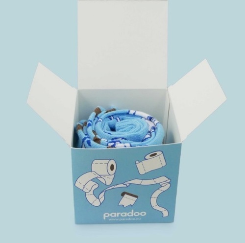 Unisex ponožky Darčekové balenie ponožiek Toaletný papier Paradoo (veľkosť: 41-46)
