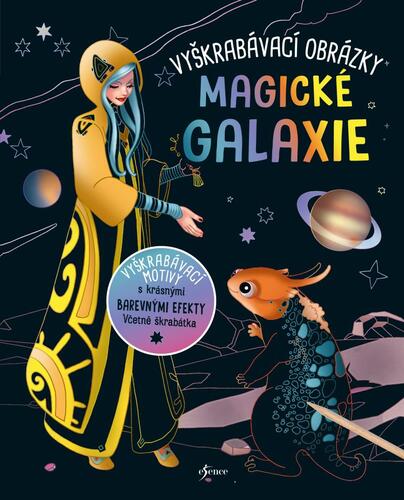 Kniha Vyškrabávací obrázky: Magické galaxie