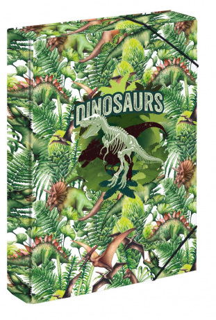 Kniha Baagl Dosky na Školské zošity A4 Jumbo Dinosaur Baagl