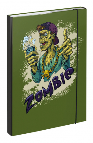 Dosky na Školské zošity A4 Zombie Baagl