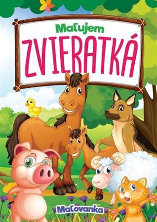 Kniha Maľujem zvieratká - Maľovanka