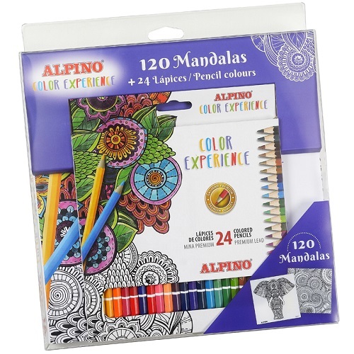 Alpino Alpino Balenie 24 ks Premium ceruziek Color Experience +120 ks omaľovánok Mandalas
