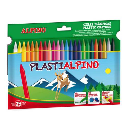 Alpino Alpino Balenie 24 voskoviek Plasti