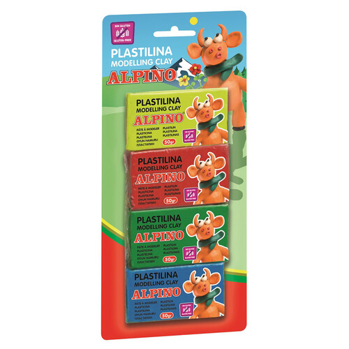 Alpino modelovacia hmota 4 ks/50 g