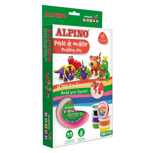 Alpino Alpino Modelovacia pasta Magic Dough Funny Animals
