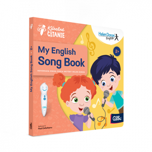 Kniha My English Song book - interaktívna hovoriaca knižka (Kúzelné čítanie) - neobsahuje ceruzku Albi