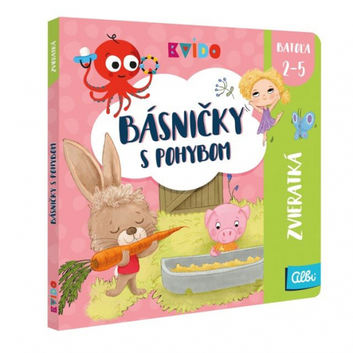 Kvído: Básničky s pohybom - Zvieratká