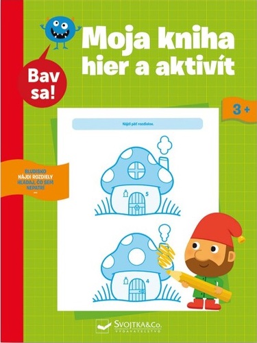 Kniha Moja kniha hier a aktivít 3+