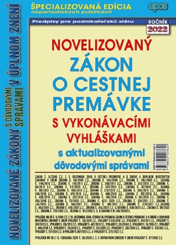 Novelizovaný zákon o cestnej premávke 18/2022