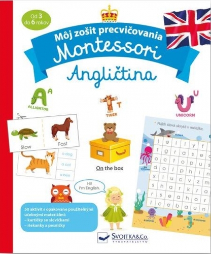 Môj zošit precvičovania: Montessori Angličtina - Lydie Barusseauová