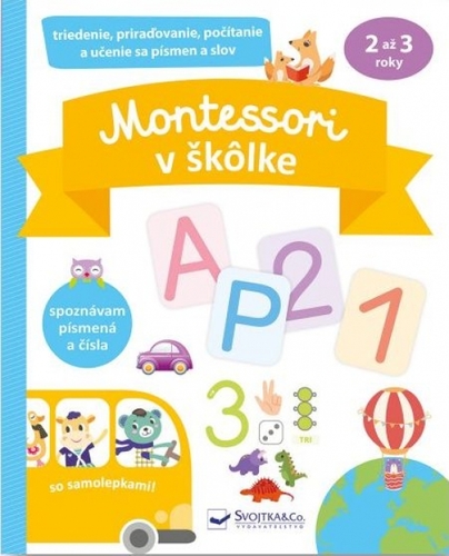 Kniha Montessori v škôlke so samolepkami