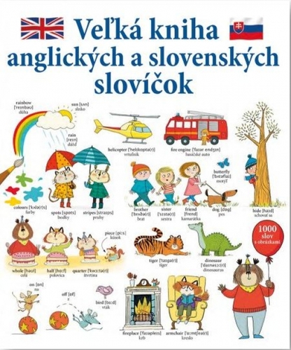 Kniha Veľká kniha anglických a slovenských slovíčok