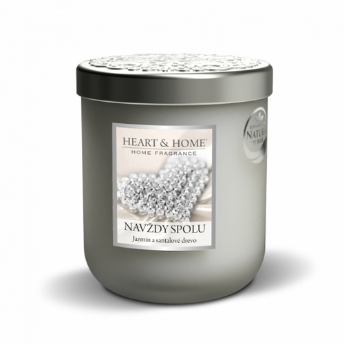 Stredná sviečka Heart & Home Navždy spolu, 115g