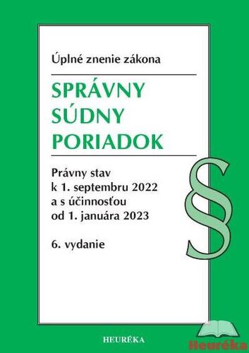 Správny súdny poriadok Úzz, 6. vydanie 2022