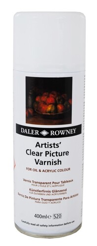 Daler-Rowney D&R fixačný sprej na olejovú a akrylovú maľbu 400 ml