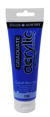 D&R Graduate akrylová farba Cobalt Blue Hue 120 ml