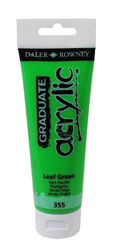 D&R Graduate akrylová farba Emerald Green 120 ml