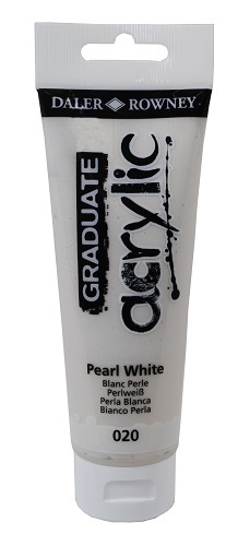 D&R Graduate akrylová farba Pearl Whie 120 ml