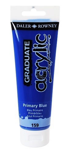 Daler-Rowney D&R Graduate akrylová farba Primary Blue 120 ml