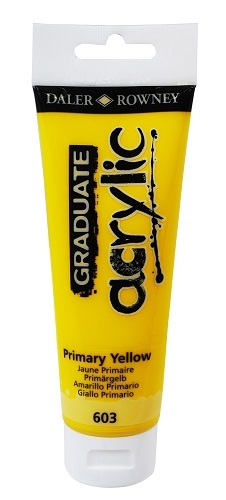 Daler-Rowney D&R Graduate akrylová farba Primary Yellow 120 ml