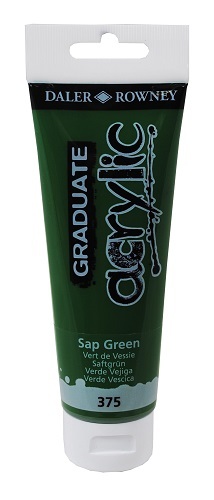 Daler-Rowney D&R Graduate akrylová farba Sap Green 120 ml