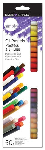 D&R Simply olejový pastel 50 ks