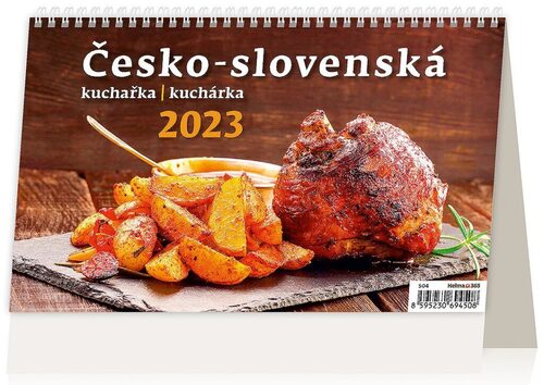 Česko-slovenská kuchárka/kuchárka 2023 - stolný kalendár