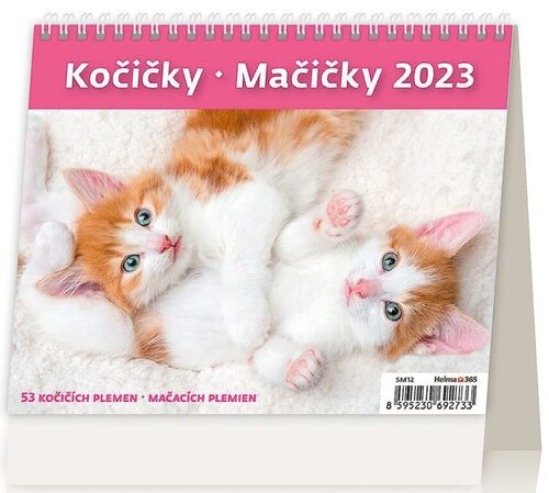 MiniMax Mačičky/Mačičky 2023 - stolný kalendár