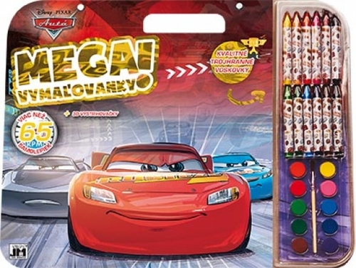 Mega vymaľovankový set: Cars