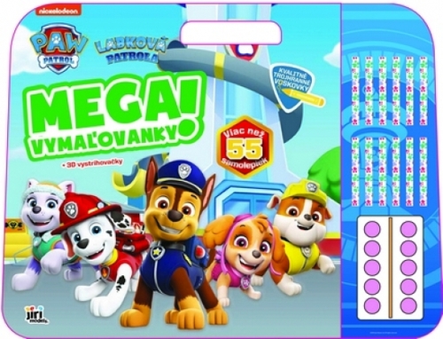 Kniha Mega vymaľovankový set: Labková patrola