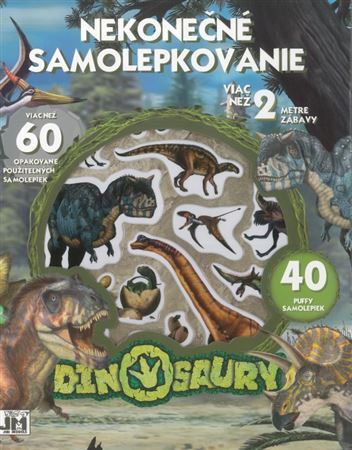 Kniha Nekonečné samolepkovanie/ Dinosaury