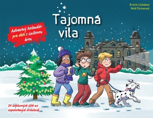 Kniha Tajomná vila – Adventný kalendár pre deti s únikovou hrou