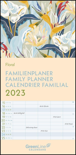 Kalendár Neumann 2023 Floral Family Planner