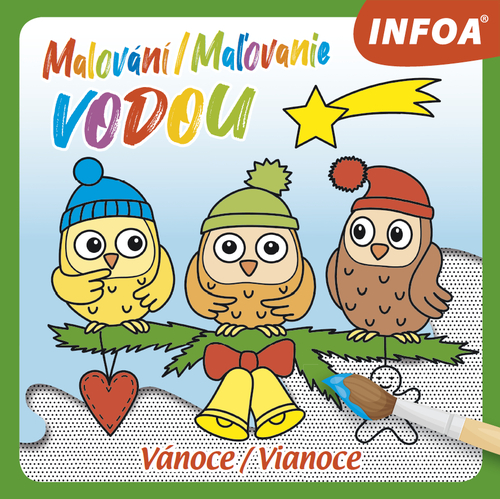Kniha Malování / Maľovanie vodou - Vánoce / Vianoce