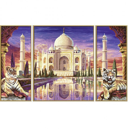 Maľovanie podľa čísel Taj Mahal-pamätník na večnú lásku (50x80 cm) Schipper
