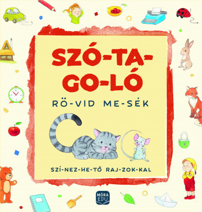 Szótagoló - Rövid mesék - színezhető rajzokkal