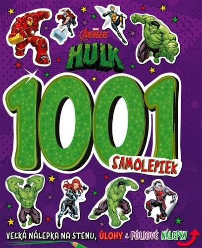 Marvel Avengers: Hulk - 1001 samolepiek