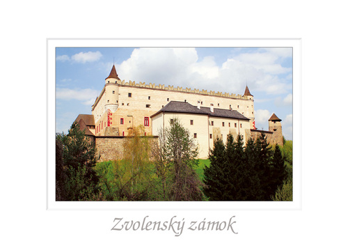 (A6) Pohľadnica A6 Zvolenský zámok