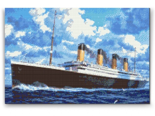 Diamantovanie podľa čísiel Titanic (40x60cm)