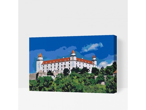 Maľovanie podľa čísiel Bratislavký hrad (40x60cm)