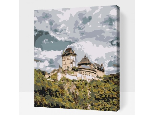 Maľovanie podľa čísiel Hrad Karlštejn (40x50cm)