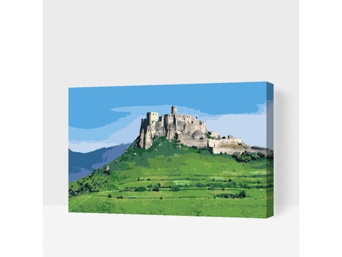 Maľovanie podľa čísiel Spišský hrad (40x60cm)