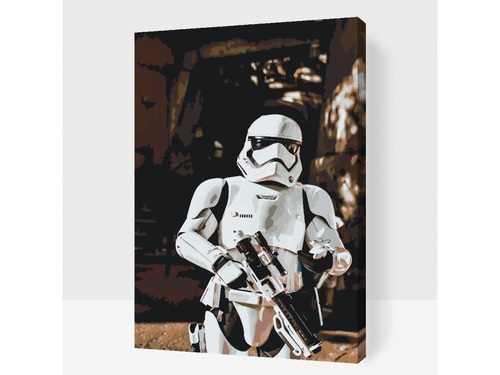 Maľovanie podľa čísiel Star Wars (40x60cm)