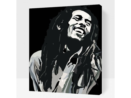  vymalujsisam Maľovanie podľa čísiel Bob Marley (40x50cm)