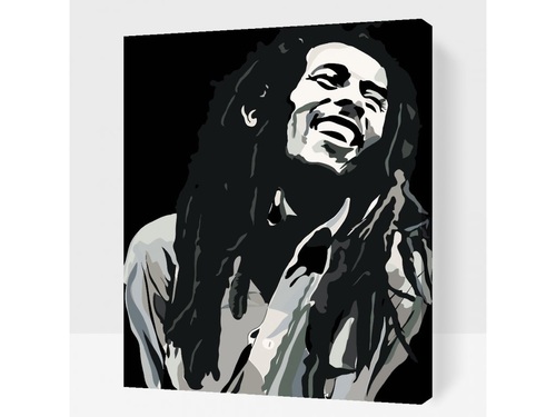 vymalujsisam Maľovanie podľa čísiel Bob Marley (40x50cm)