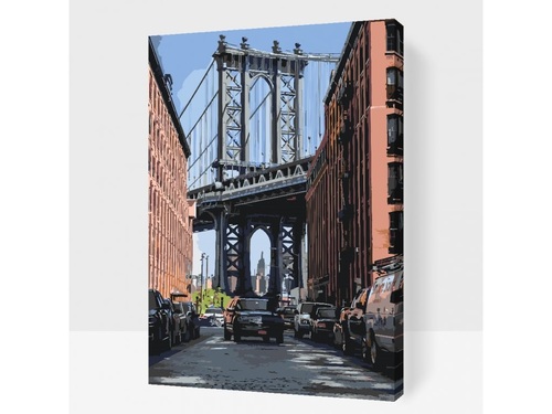 vymalujsisam Maľovanie podľa čísiel Brooklynský most (40x60cm)
