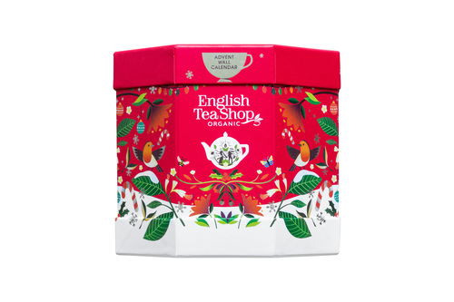 English Tea Shop Bio Rozkladací čajový adventný kalendár, 25 pyramíd