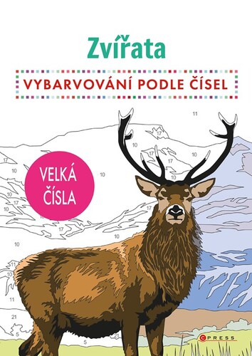 Vybarvování podle čísel: Zvířata