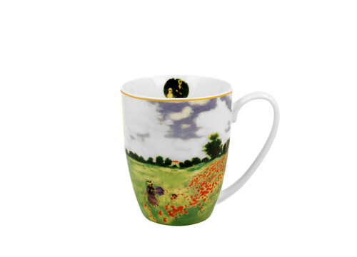 Klasický porcelánový hrnček Claude Monet - Poppy Field 380 ml
